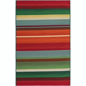 Unique Loom    Outdoor Modern Jaco Area Rug - 1 of 4