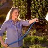 BERNINI 50' No-Kink Compact Rubber Garden Hose Sky Blue - 3 of 4