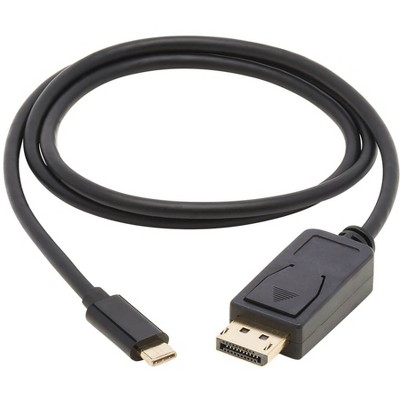 Tripp Lite USB-C to DisplayPort Adapter Cable Bi-Directional 4K HDR M/M Model U444003DPBD