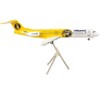 Fokker F100 Commercial Aircraft Alliance Airlines White & Yellow "Gemini 200" Series 1/200 Diecast Model Airplane by GeminiJets - 3 of 3