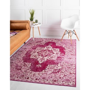 Unique Loom    Charm Wishbone Area Rug - 1 of 4