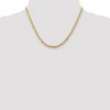 Black Bow Jewelry 4mm 10K Yellow Gold Hollow Anchor Chain Necklace - 2 of 4