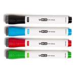 U Brands U Eco 4pk Dry Erase Markers Chisel Tip Assorted Colors