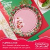 Treasures Gifted Strawberry Shortcake Dessert Plates 7in - Disposable Paper Plates - Strawberry Shortcake Birthday Party Supplies - 4 of 4
