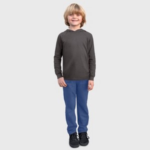 City Threads Boys Soft Cotton 3-Pocket Jersey Pants - UPF 50+ - USA-Made - 1 of 4
