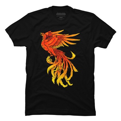 Men's Design By Humans Phoenix By Zeldy T-Shirt