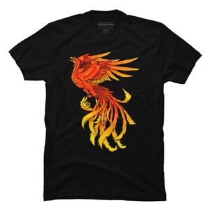 Men's Design By Humans Phoenix By Zeldy T-Shirt - 1 of 4