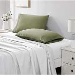 Southshore Fine Living, Vilano Collection Set of 2 Pleated Pillowcases Ultra-Soft Brushed microfiber