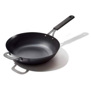 Oxo 9.5 Ceramic Pro Non-stick Skillet With Lid Gray : Target