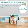 Baofuwish Soft & Safe 4-Piece Foam Playset for Toddlers，Easy-to-Clean Indoor Climbing Blocks for Playrooms, Daycares & Preschools - 3 of 4