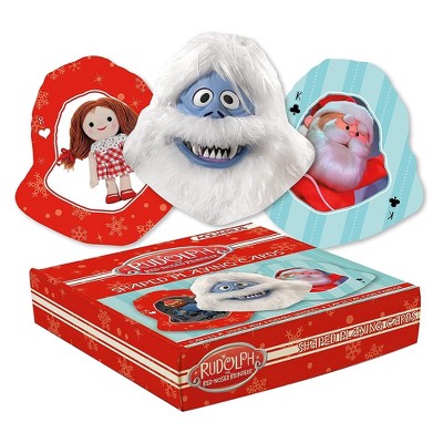 Aquarius Puzzles Rudolph the Red-Nosed Reindeer Shaped Playing Cards