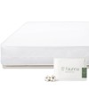 FAUNNA Cotton Mattress Encasement, Zippered, Bed Bug & Dust Mite Proof, Hypoallergenic, Noiseless (Twin XL 12") - 2 of 4