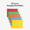 Smead Hanging File Folder with Tab, 1/5-Cut Adjustable Tab, Letter Size, 25 per Box - 3 of 4