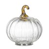 Whisen Set of 8, 4x4x5" Glass Pumpkin, Pumpkin Ornament Decor for Harvest Festival Fall Festival, Thanksgiving - 2 of 4