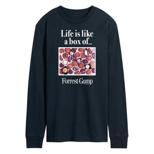 Men's - Forrest Gump - Life Is Like A Box Of Chocolates Long Sleeve Graphic T-Shirt - 1 of 4