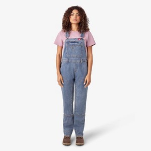 Dickies Women's Double Front Bib Overalls - 1 of 2