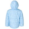 Disney Frozen Girls Zip Up Winter Coat Puffer Jacket Toddler - 3 of 4