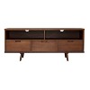 Cara Mid-Century Modern 3 Drawer TV Stand for TVs up to 65" - Saracina Home - 3 of 4