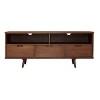 Cara Mid-Century Modern 3 Drawer TV Stand for TVs up to 65" - Saracina Home - image 3 of 4