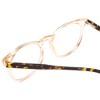 Ernest Hemingway H4850 Designer Acetate Eye Glasses Frame in Gloss Black Silver/Demo Lens 143mm Frame/58mm Lens Width - 4 of 4