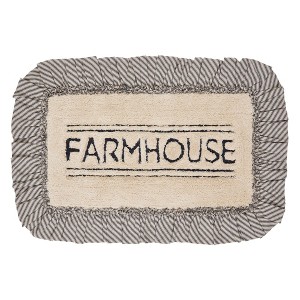 Sawyer Mill Charcoal Farmhouse Bathmat 20x30 VHC Brands - 1 of 4