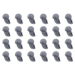 24 Pack Bulk Durags Ideal for Barbershops Events or Resale - 1 of 4