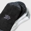Women's Cushioned 10pk Ankle Athletic Socks - All In Motion™ White/Black 4-10 - 3 of 3