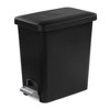 Sterilite Rectangular Step On Trash Bin Wastebasket - image 2 of 4