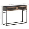 vidaXL Console Table 39.4"x13.8"x29.5" Solid Mango Wood - 4 of 4