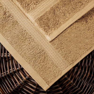 Luxury Toast Egyptian Cotton Heavyweight Bath Towel Set of 2