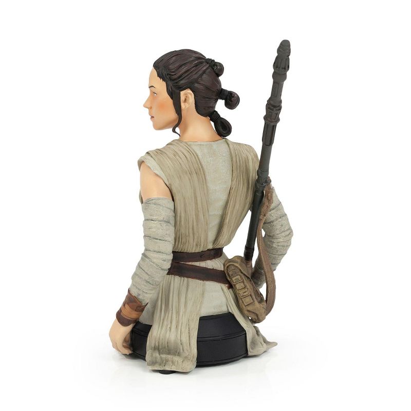 Gentle Giant Star Wars: The Force Awakens Rey Figure Statue | 6-Inch Character Resin Bust, 4 of 8
