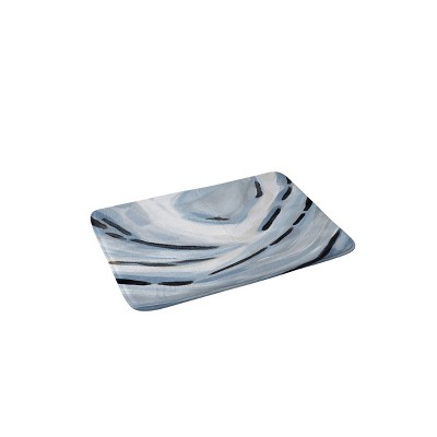 Laura Fedorowicz Rising Memory Foam Bath Mat Blue - Deny Designs