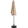 9FT Outdoor Patio Umbrella Outdoor Table Umbrella with Push Button Tilt and Crank - 4 of 4