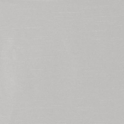 Silver Faux Silk Tab Top Valance with Beaded Trim