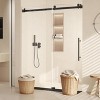 Sliding Glass Shower Door, Sliding Bathroom Door, Glass Shower Doors for Walk in Shower, Waterproof Seal&Easy Installation,10mm Tempered-Glass - 3 of 4