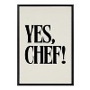 Kate & Laurel All Things Decor Sylvie Yes Chef Framed Canvas by Saint and Sailor Studios - 2 of 4