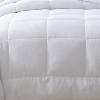 London Fog King Reversible Embossed Dot Seersucker Down Alternative Comforter: Hypoallergenic, Microfiber, Machine Washable - 2 of 4
