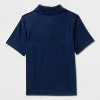 Boys' Adaptive Short Sleeve Uniform Polo Shirt - Cat & Jack™ - 2 of 3