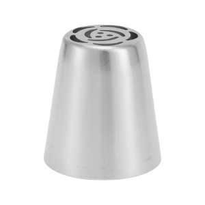 Unique Bargains Piping Tip 304 Stainless Steel Silver Tone 0.98"x1.46"x1.65" 1 Pcs - 1 of 3