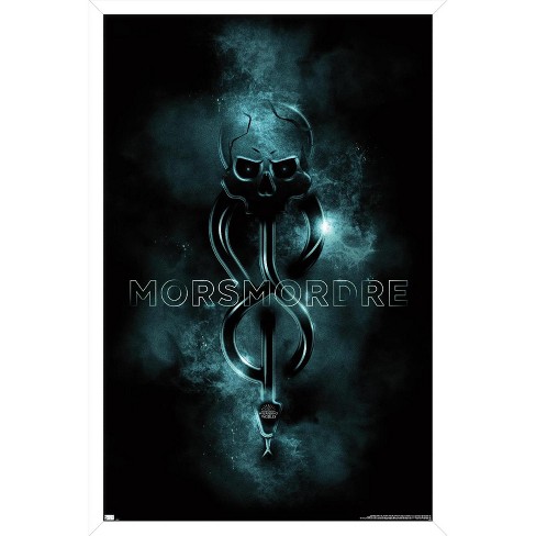 Trends International Harry Potter - Morsmordre Magic Framed Wall Poster  Prints White Framed Version 14.725 X 22.375 : Target