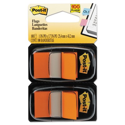 Post-it Standard Page Flags in Dispenser Orange 100 Flags/Dispenser 680OE2