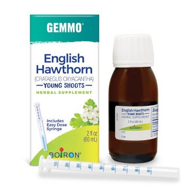 English Hawthorn, Young Shoots by Boiron Herbal Supplement  -  2 fl oz(60 ml) Liquid