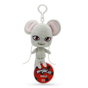 Miraculous Ladybug - Kwami Lifesize 5-inch Plush Clip-on Toy, Super Soft Collectible with Glitter Stitch Eyes and Color Matching Backpack Keychain - 1 of 4