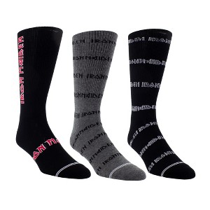 Iron Maiden Men's Crew Socks - 3 Pack - 1 of 3
