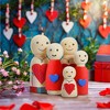 Juvale 50-Pieces Unfinished Wood Peg Dolls, Wooden People Figures for Arts and Crafts, Painting, and Games, School Projects Dollhouse Design, 5 Sizes - 2 of 4
