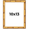 PosterPalooza | 10x13 Thin Bamboo Picture Frame, UV Acrylic, 2 Finishes - Gold and Brown - 2 of 4