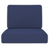 Covers&All Outdoor Seat / Back Cushions, Durable Cover Rite Fabric, 24 in L x 24 in W x 5 in Thick - 4 of 4