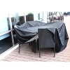 210D Waterproof Outdoor Furniture Cover Windproof Dustproof Patio Furniture Protector Oxford Cloth Garden S Size - 2 of 4