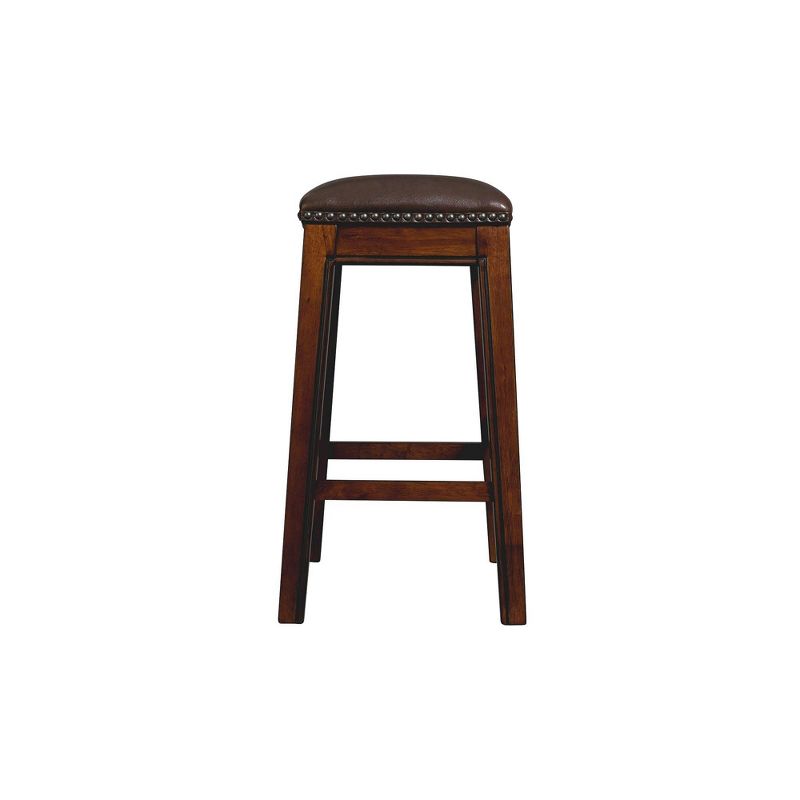 24&#34; Bowen Backless Counter Height Barstool Brown - Picket House Furnishings, 4 of 11