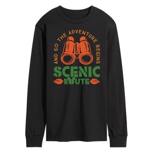 Men's - Disney - Adventure Begins Long Sleeve Graphic T-Shirt - 1 of 4